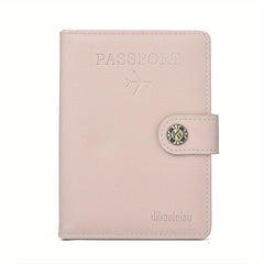 Passport Holder Cover Wallet For Women Men Blocking Travel Wallet