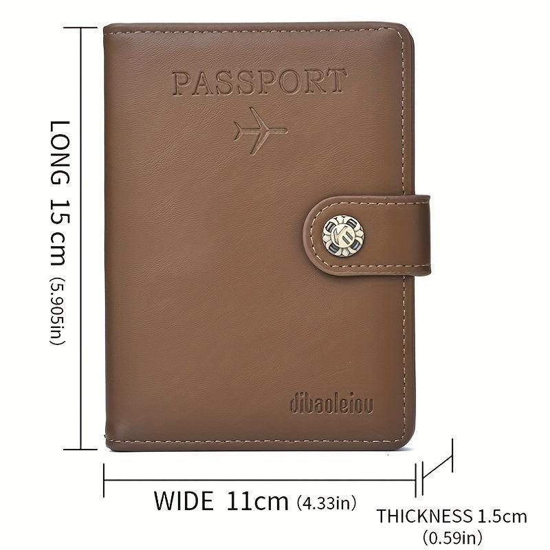 Passport Holder Cover Wallet For Women Men Blocking Travel Wallet