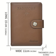 Passport Holder Cover Wallet For Women Men Blocking Travel Wallet
