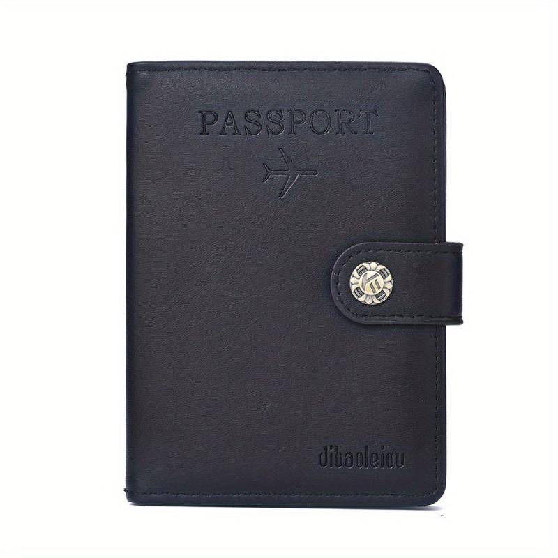 Passport Holder Cover Wallet For Women Men Blocking Travel Wallet