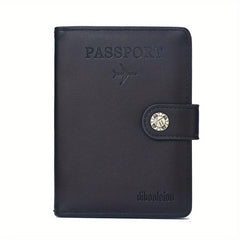 Passport Holder Cover Wallet For Women Men Blocking Travel Wallet