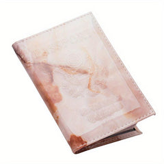 Marble Passport Holder Card Ticket Travel Accessories