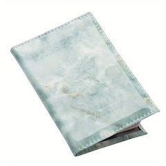 Marble Passport Holder Card Ticket Travel Accessories