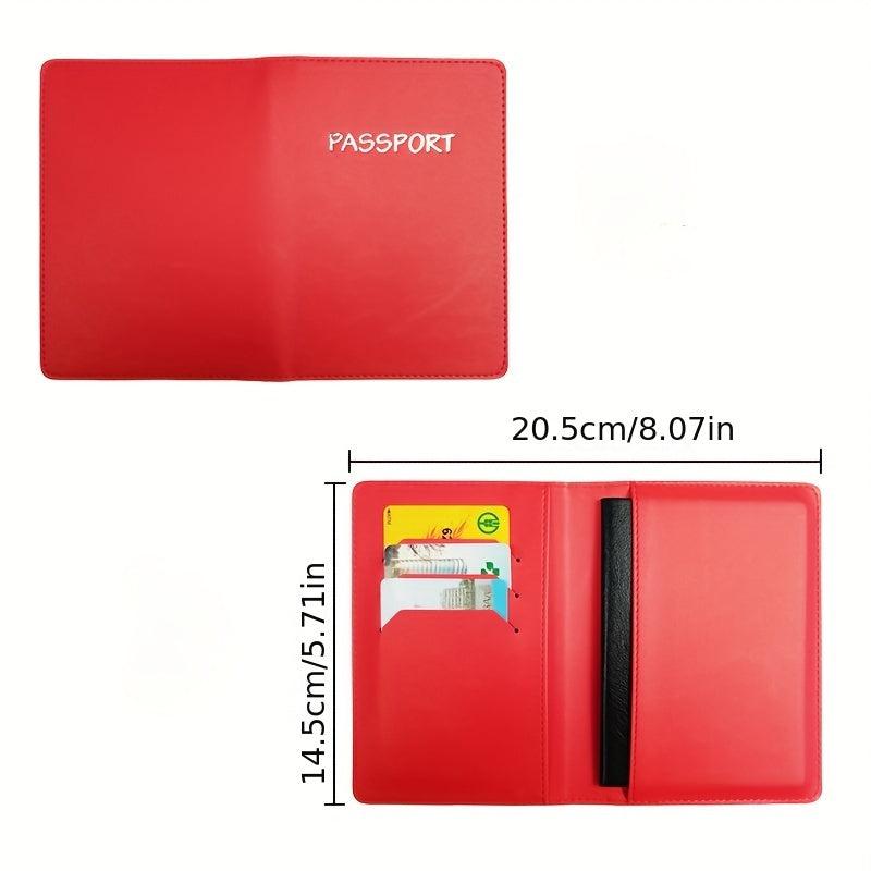 Travel Passport Holder & Luggage Tag Set