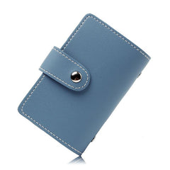 26 Card Slots PU Leather Credit Card Storage Bag Unisex