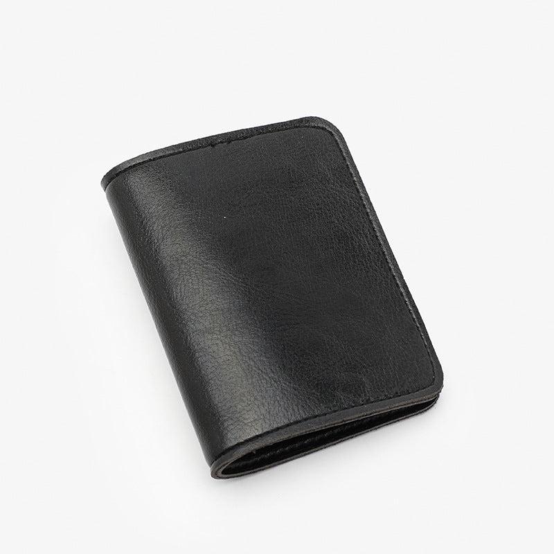 Men's Short Card Holder Ultra-thin PU Leather Card Holder
