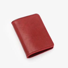 Men's Short Card Holder Ultra-thin PU Leather Card Holder