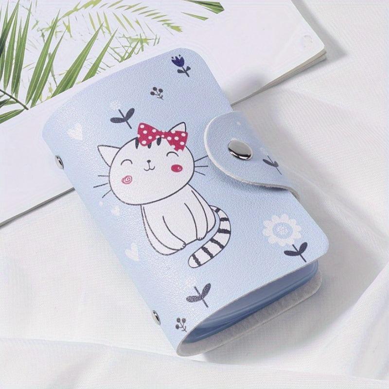 Cartoon Animal Card Holder Anti-degaussing Slim Card Wallet Case