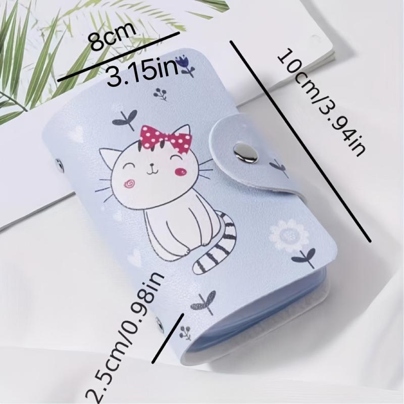 Cartoon Animal Card Holder Anti-degaussing Slim Card Wallet Case