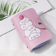 Cartoon Animal Card Holder Anti-degaussing Slim Card Wallet Case