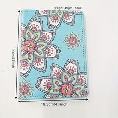 Ethnic Style Passport Cover Ticket Folder Storage Bag