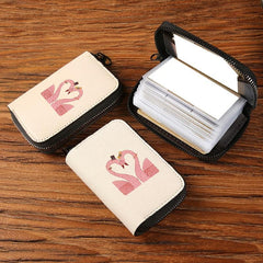 Flamingo Pattern Large Capacity Bank Card ID Bag