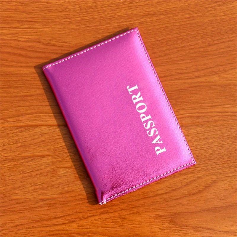 Glossy Passport Covers PVC Waterproof Holders