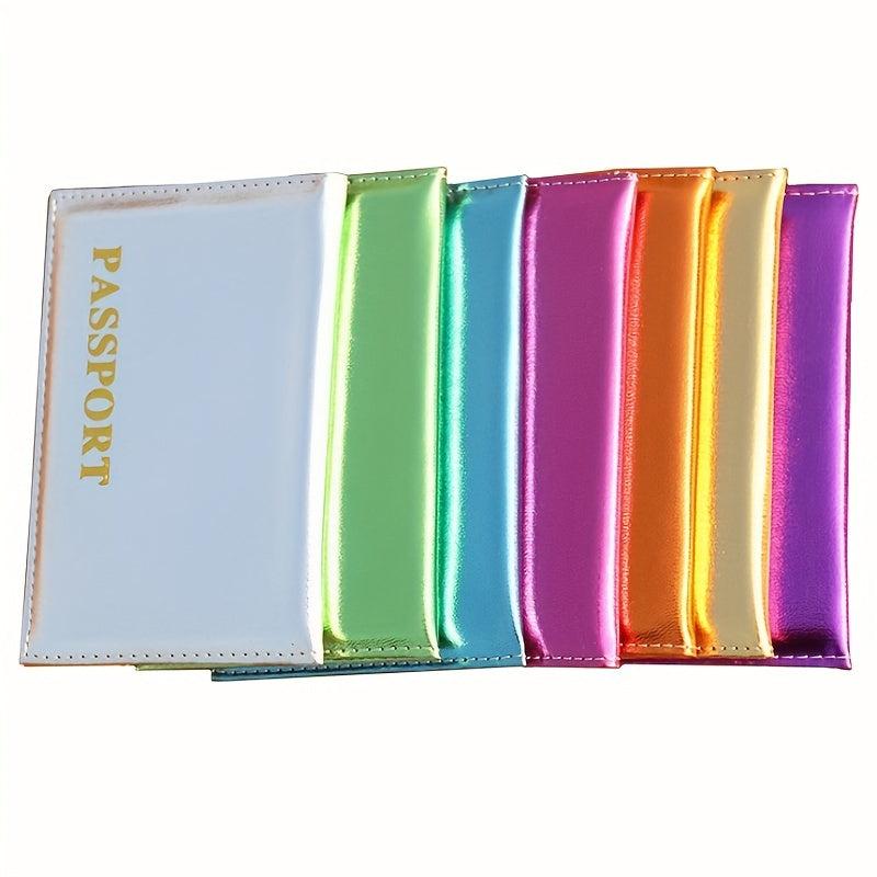 Glossy Passport Covers PVC Waterproof Holders