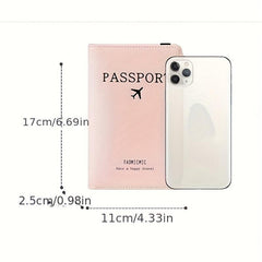 RFID Blocking Passport Holder Bifold Card Holder Zipper