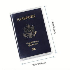 Passport Card Protector Transparent PVC Protective Cover
