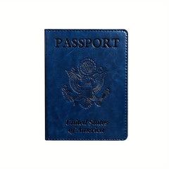 Classic PU Leather Passport Holder