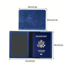 Classic PU Leather Passport Holder