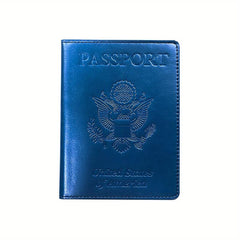 Classic PU Leather Passport Holder