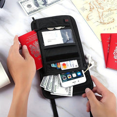 RFID Anti Theft Crossbody Passport Bag