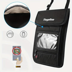 RFID Anti Theft Crossbody Passport Bag