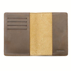 Vintage RFID Blocking Passport Holder Travel Wallet Cover Case