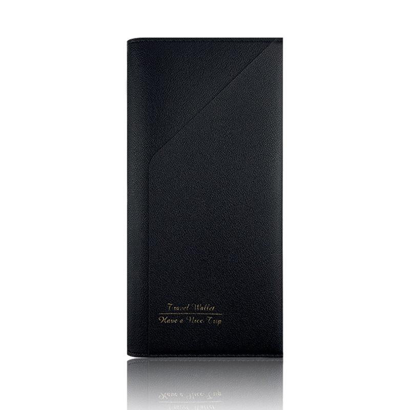 Travel Passport Protective Cover PU Leather Passport Wallet Ticket Clip