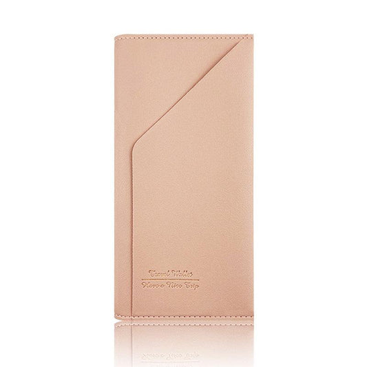 Travel Passport Protective Cover PU Leather Passport Wallet Ticket Clip