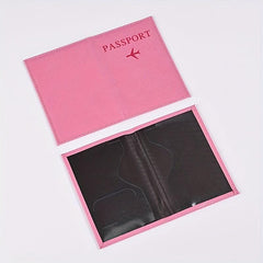 Casual PU Passport Holder Travel Accessories
