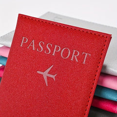Casual PU Passport Holder Travel Accessories