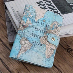 Embossed Passport Bag Travel Wallet Multifunctional Holder