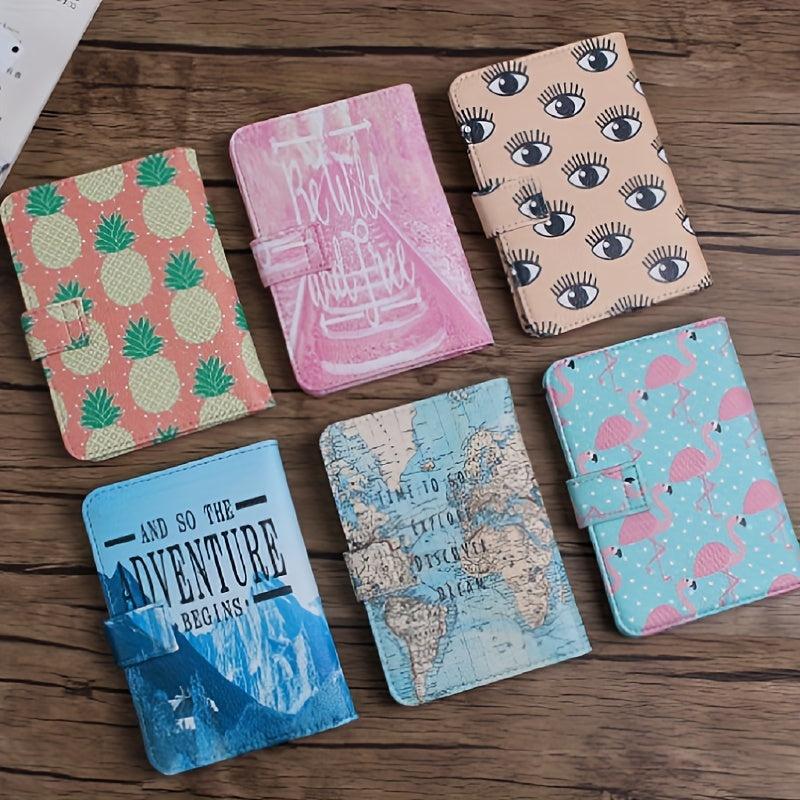 Embossed Passport Bag Travel Wallet Multifunctional Holder