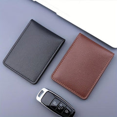 Men's Ultra Thin Leather Driver's Card Bag Mini Credit ID Bank Card Holder