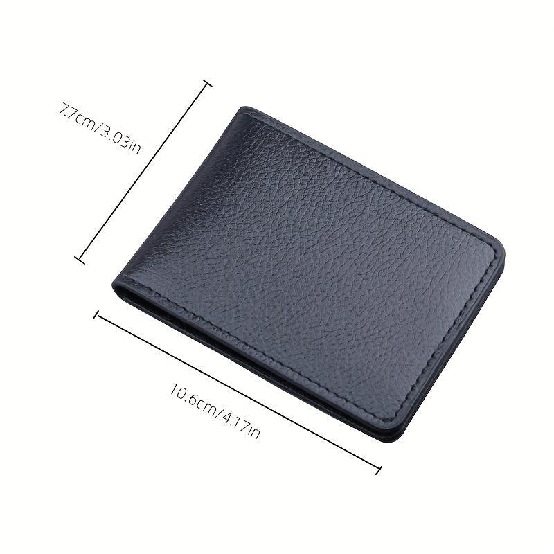 Men's Ultra Thin Leather Driver's Card Bag Mini Credit ID Bank Card Holder