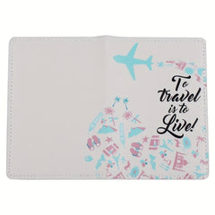 PU Travel Passport Holder