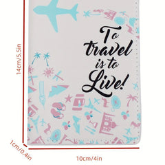 PU Travel Passport Holder