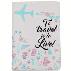 PU Travel Passport Holder