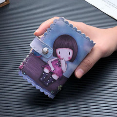 Print Pattern Credit Card Holder Student Bank Card Holder
