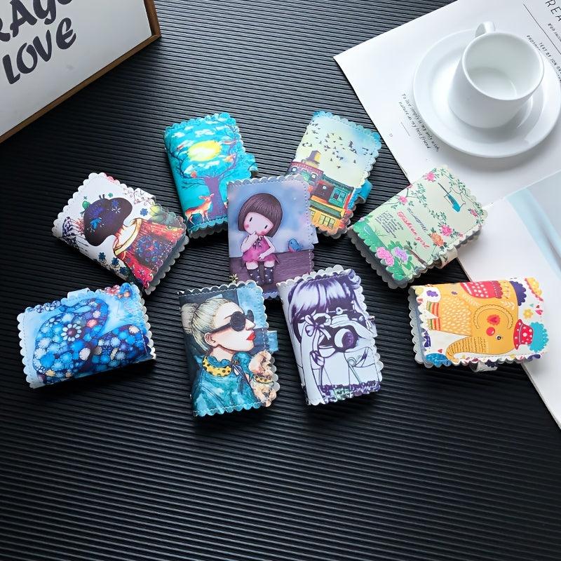 Print Pattern Credit Card Holder Student Bank Card Holder