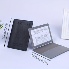 Passport Set Functional Passport Bag Passport Card Set Integrated Storage