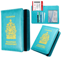 Canada Passport Cover with Vaccine Card Slot