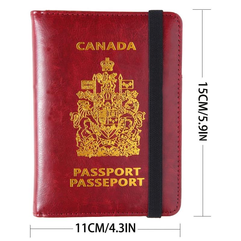 Canada Passport Cover with Vaccine Card Slot