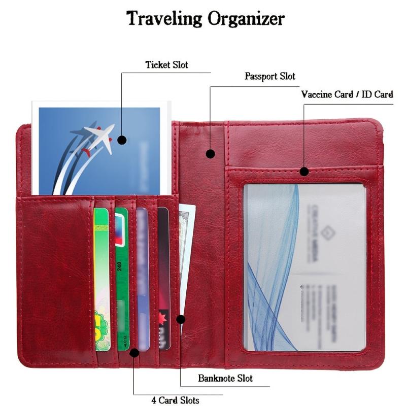 Canada Passport Cover with Vaccine Card Slot