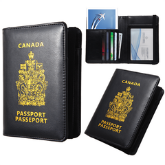 Canada Passport Cover with Vaccine Card Slot