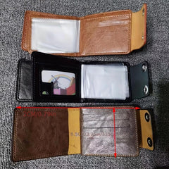 Men's Leather Document Bag Multifunctional Wallet