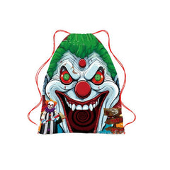 Halloween Pattern Drawstring Backpack Horror Gym Bag