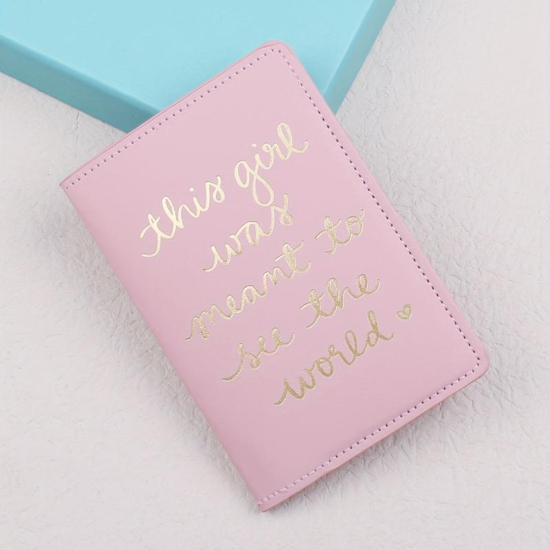 Passport Holder Credit Card Case Letter Pattern Coin Purse