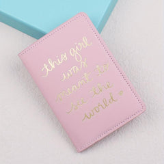 Passport Holder Credit Card Case Letter Pattern Coin Purse
