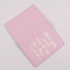 Passport Holder Credit Card Case Letter Pattern Coin Purse