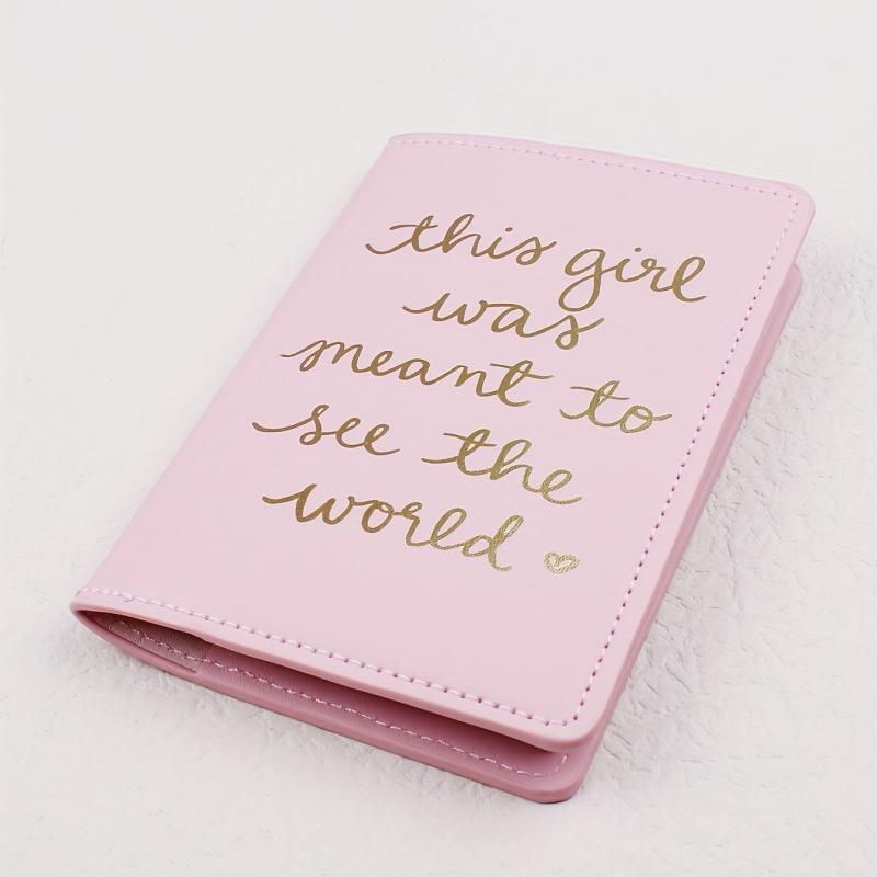 Passport Holder Credit Card Case Letter Pattern Coin Purse